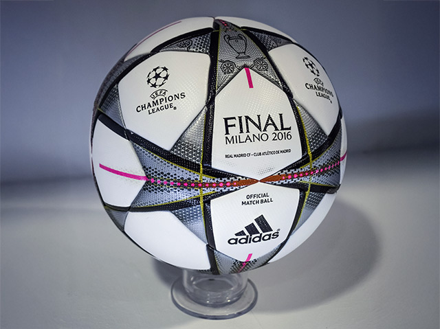 ball from the Champions League final in Milan
