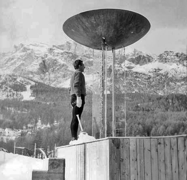 1956 Winter Olympic flame