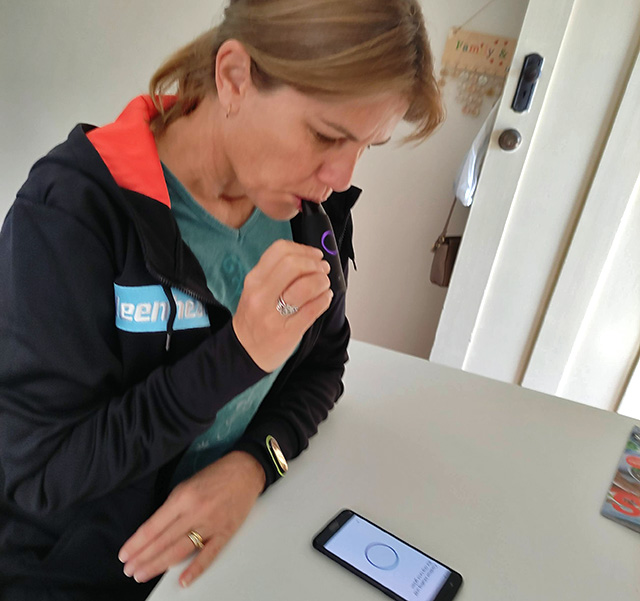 taking a Lumen reading after exercise