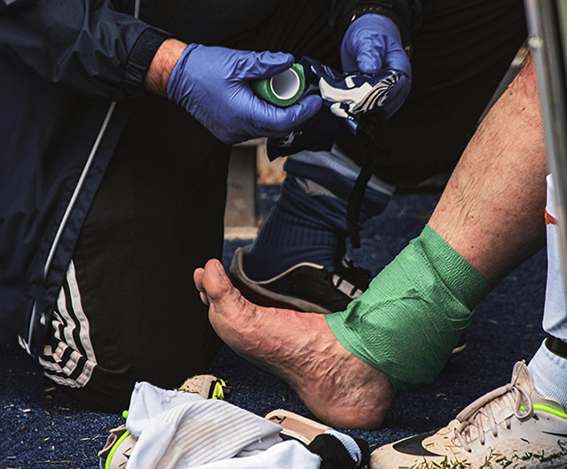 sporting foot injuries are common
