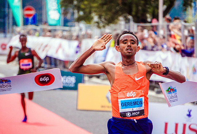 marathon race finish