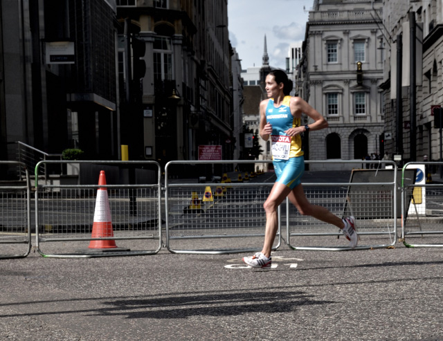 Kazakhstan marathon runner at the World Athletics Championships in London