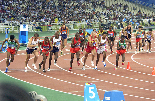 athens olympic games track event