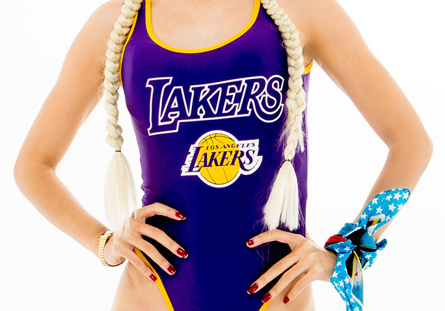 The Lakers basketball icon