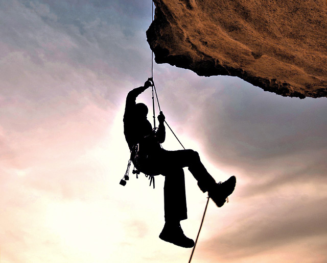 rock climbing extreme sport