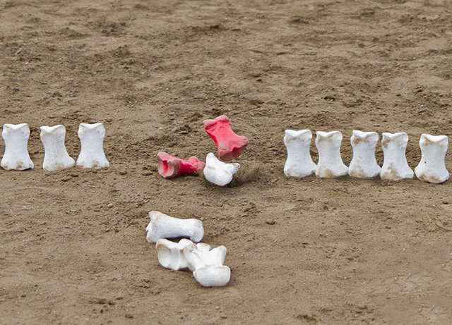 Bunnock, also commonly known as "Game of Bones" 