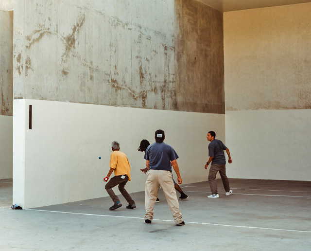 three-wall handball game