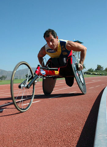 Wheelchair athlete