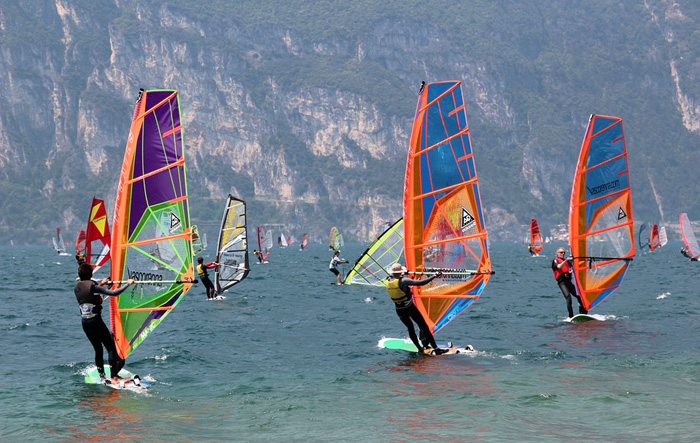 windsurfers