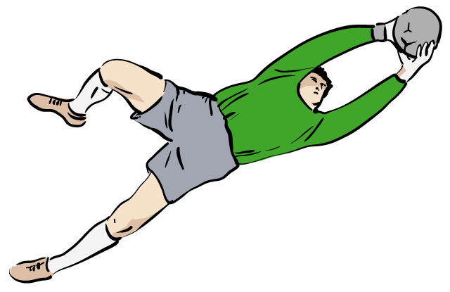 goalkeeper dive