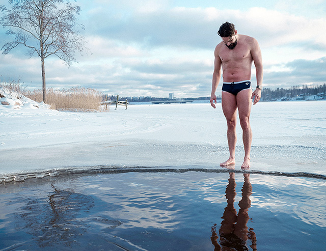 ice swimming
