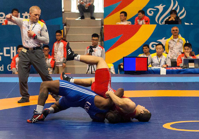 Greco-roman wrestling competition