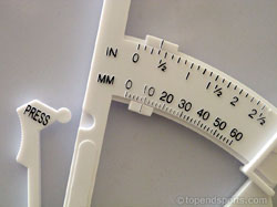 skinfold caliper detail