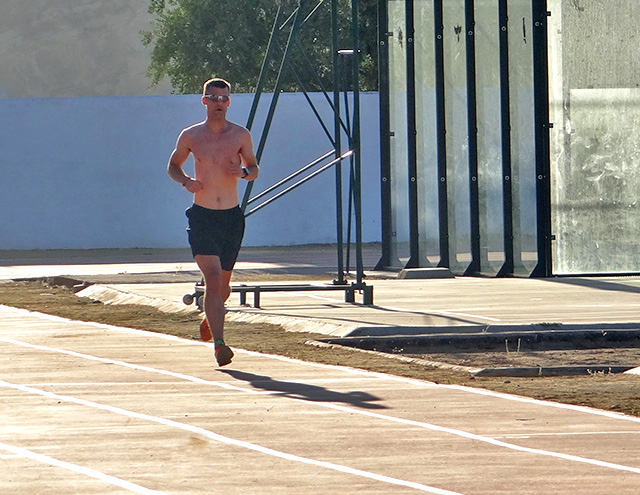 800 meter Run Test around the track